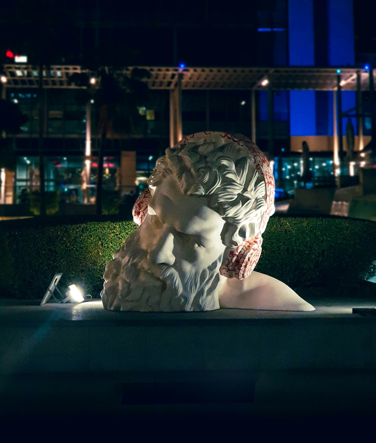 DIFC Dubai skyline at dusk